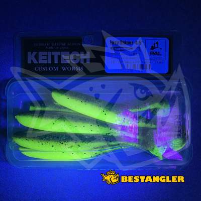 Keitech Easy Shiner 4.5" Watermelon PP. / Yellow - #447 - UV