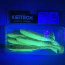 Keitech Easy Shiner 4.5" Watermelon Red / Glow - CT#24 - GLOW