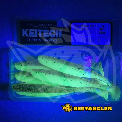 Keitech Easy Shiner 4.5" Watermelon Red / Glow - CT#24 - GLOW