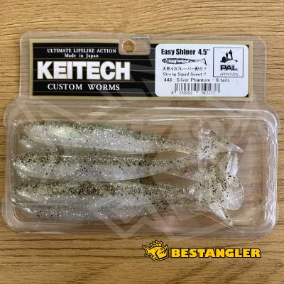 Keitech Easy Shiner 4.5" Silver Phantom - #448