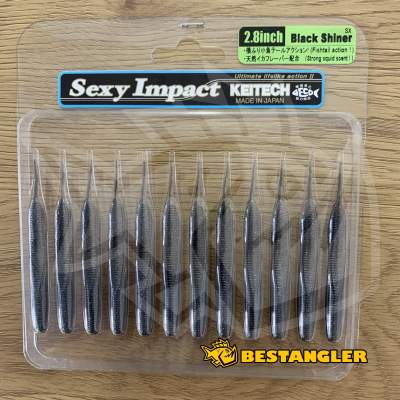 Keitech Sexy Impact 2.8" Black Shiner - CT#03