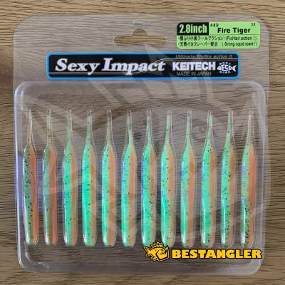 Keitech Sexy Impact 2.8" Fire Tiger - #449 - UV