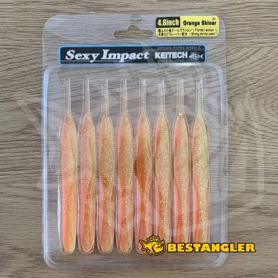 Keitech Sexy Impact 4.8" Orange Shiner - #441