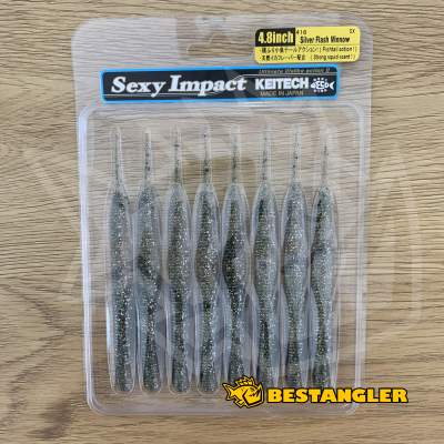 Keitech Sexy Impact 4.8" Silver Flash Minnow - #416