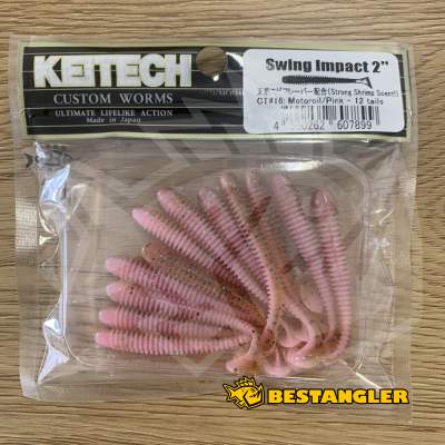 Keitech Swing Impact 2" Motoroil / Pink - CT#16