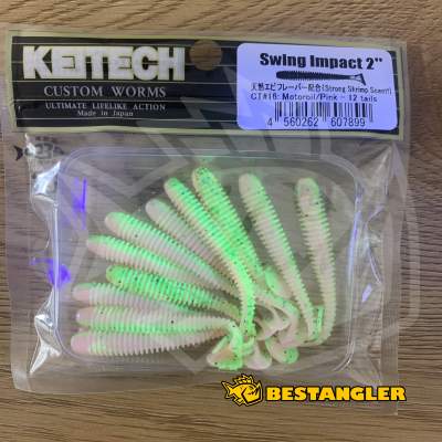 Keitech Swing Impact 2" Motoroil / Pink - CT#16 - UV