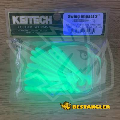 Keitech Swing Impact 2" Electric Chart - LT#41 - UV