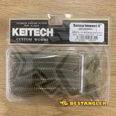 Keitech Swing Impact 4" Sahara Olive FLK. - #309