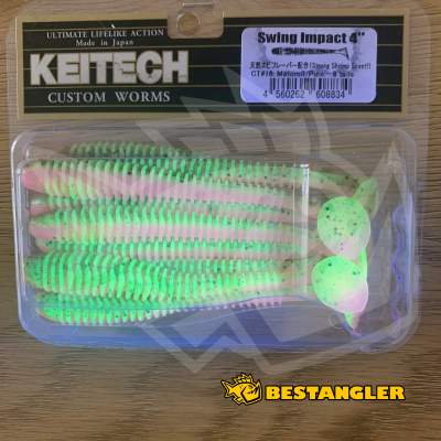 Keitech Swing Impact 4" Motoroil / Pink - CT#16 - UV