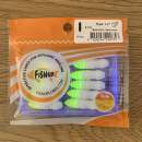 FishUp Pupa 1.2" #131 White / Hot Chartreuse - UV