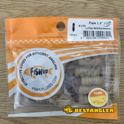 FishUp Pupa 1.2" #138 Coffee Milk / Earthworm