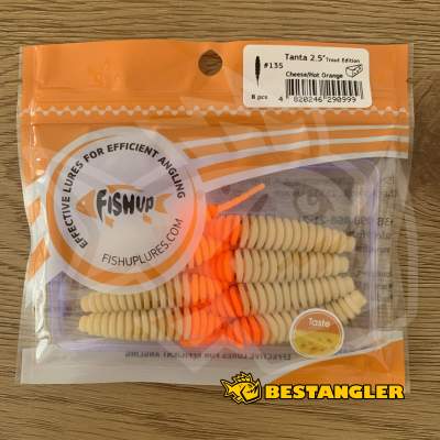 FishUp Tanta 2.5" #135 Cheese / Hot Orange - UV