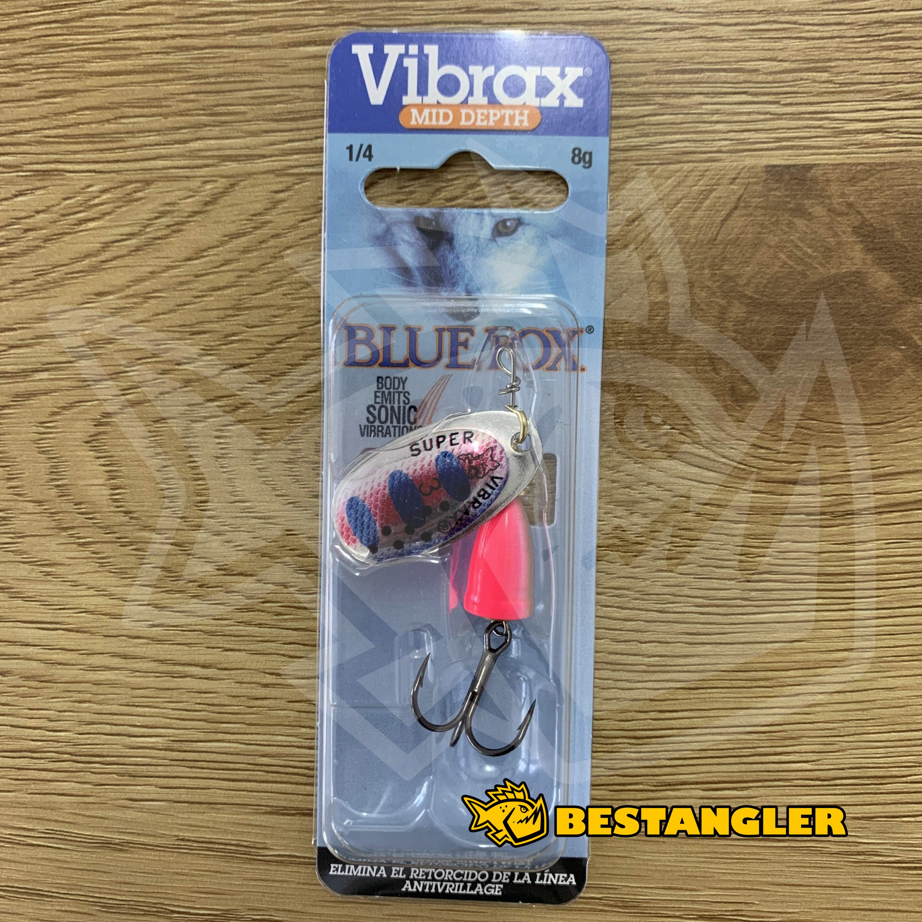 Spinner Blue Fox Vibrax Fluorescent #3 RT