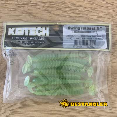 Keitech Swing Impact 3" Lime / Chartreuse - #424