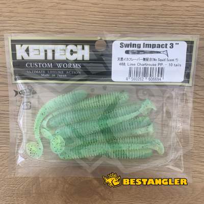 Keitech Swing Impact 3" Lime Chartreuse PP. - #468